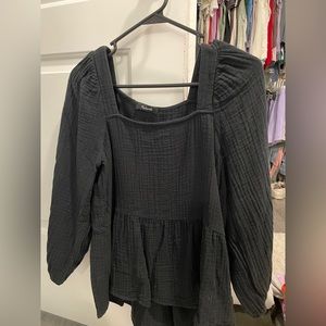 Madewell half sleeve top